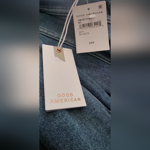 Good American Denim Jumpsuit Women's 0/XS Fit For Success NWT - Picture 9 of 9